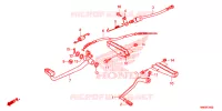 PEDALE   REPOSE PIED pour Honda TRX SPORTRAX 250 X de 2023