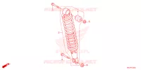 AMORTISSEUR ARRIERE pour Honda FOURTRAX 420 RANCHER 4X4 EPS Manual Shift de 2023