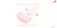 FEU ARRIERE pour Honda FOURTRAX 420 RANCHER 4X4 EPS Manual Shift de 2023