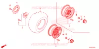 ROUE AVANT pour Honda FOURTRAX 520 RUBICON 4X4 AT DCT de 2023