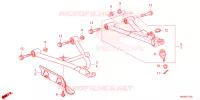 TRIANGLES AVANT pour Honda FOURTRAX 520 RUBICON 4X4 AT DCT de 2023