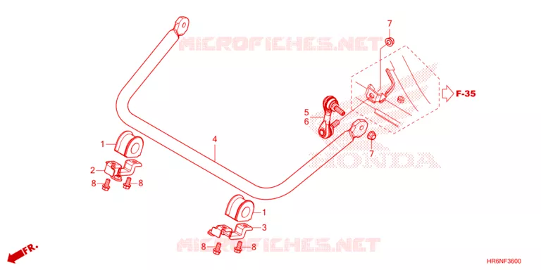 BARRE ANTI ROULIS Honda ATV 520 FOURTRAX 2023  TRX520FA5P