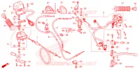 LEVIER DE GUIDON   CABLE   COMMODO pour Honda FOURTRAX 520 FOREMAN 4X4 ES PS de 2023