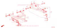 TRIANGLES AVANT pour Honda FOURTRAX 520 FOREMAN 4X4 ES PS de 2023
