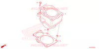 CYLINDRE pour Honda FOURTRAX 420 RANCHER 2X4 Electric Shift de 2023