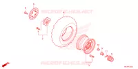 ROUE AVANT pour Honda FOURTRAX 420 RANCHER 2X4 Electric Shift de 2023