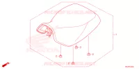 SELLE pour Honda FOURTRAX 420 RANCHER 2X4 Electric Shift de 2023