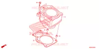 CYLINDRE pour Honda FOURTRAX 520 RUBICON IRS EPS de 2023