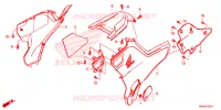 COUVERCLE LATERAL   CAPOT DE RESERVOIR pour Honda FOURTRAX 520 RUBICON IRS EPS de 2023