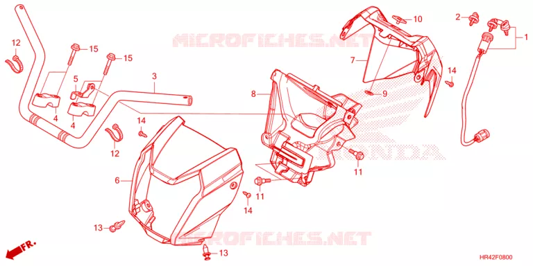GUIDON Honda ATV 520 FOURTRAX 2023  TRX520FM1P