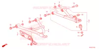 TRIANGLES AVANT pour Honda FOURTRAX 520 FOREMAN 4X4 EPS de 2023