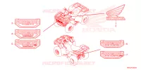 AUTOCOLLANTS pour Honda FOURTRAX 520 FOREMAN 4X4 EPS de 2023