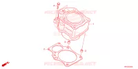 CYLINDRE pour Honda FOURTRAX 520 FOREMAN 4X4 EPS de 2023