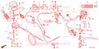 LEVIER DE GUIDON   CABLE   COMMODO pour Honda FOURTRAX 520 FOREMAN 4X4 EPS de 2023