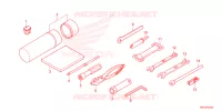 OUTIL pour Honda FOURTRAX 520 FOREMAN 4X4 EPS de 2023