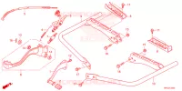 PEDALE   REPOSE PIED pour Honda FOURTRAX 520 FOREMAN 4X4 EPS de 2023