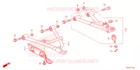 TRIANGLES AVANT pour Honda FOURTRAX 520 FOREMAN 4X4 EPS de 2023