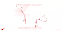 RETROVISEUR pour Honda X ADV 750 de 2024