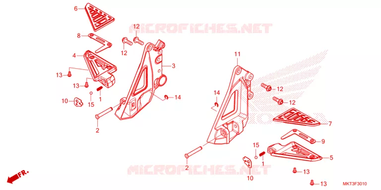 REPOSE PIED Honda MOTO 750 ADV 2024  ADV750R