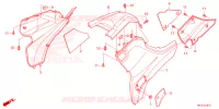 COUVERCLE LATERAL   CAPOT DE RESERVOIR pour Honda FOURTRAX 420 RANCHER 4X4 AT IRS EPS ESP de 2024