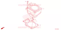 CYLINDRE pour Honda FOURTRAX 420 RANCHER 4X4 AT IRS EPS ESP de 2024
