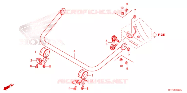 BARRE ANTI ROULIS Honda ATV 420 FOURTRAX 2024  TRX420FA6R