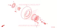ROUE AVANT pour Honda FOURTRAX 420 RANCHER 4X4 AT IRS EPS ESP de 2024