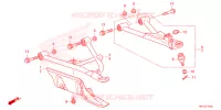 TRIANGLES AVANT pour Honda FOURTRAX 420 RANCHER 4X4 AT IRS EPS ESP de 2024