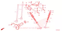 ARBRE A CAMES   SOUPAPE pour Honda FOURTRAX 420 RANCHER 4X4 Manual Shift de 2024