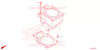 CYLINDRE pour Honda FOURTRAX 420 RANCHER 4X4 Manual Shift de 2024