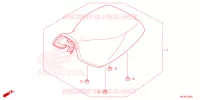 SELLE pour Honda FOURTRAX 420 RANCHER 4X4 Manual Shift de 2024