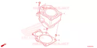 CYLINDRE pour Honda FOURTRAX 420 RANCHER 4X4 Manual Shift de 2024