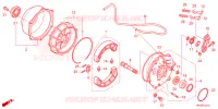 FLASQUE   MACHOIRES DE FREIN ARRIERE pour Honda FOURTRAX 420 RANCHER 4X4 Manual Shift de 2024