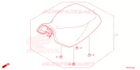 SELLE pour Honda FOURTRAX 420 RANCHER 4X4 Manual Shift de 2024