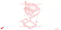 CYLINDRE pour Honda FOURTRAX 520 FOREMAN 4X4 ES EPS de 2024