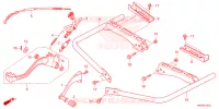 PEDALE   REPOSE PIED pour Honda FOURTRAX 520 FOREMAN 4X4 ES EPS de 2024