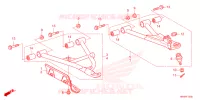 TRIANGLES AVANT pour Honda FOURTRAX 520 FOREMAN 4X4 ES EPS de 2024