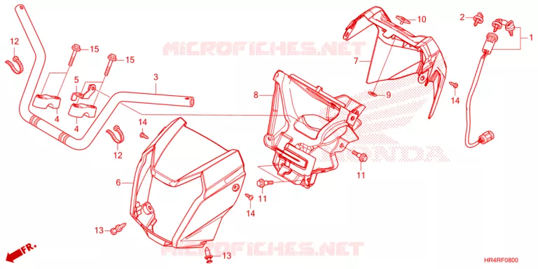 GUIDON Honda ATV 520 FOURTRAX 2024  TRX520FE2R