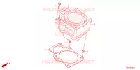 CYLINDRE pour Honda FOURTRAX 520 FOREMAN 4X4 EPS de 2024