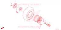 ROUE AVANT pour Honda FOURTRAX 520 FOREMAN 4X4 EPS de 2024