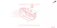 FEU ARRIERE pour Honda FOURTRAX 520 FOREMAN RUBICON 4X4 EPS de 2024