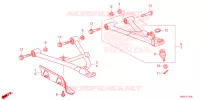 TRIANGLES AVANT pour Honda FOURTRAX 520 FOREMAN RUBICON 4X4 EPS de 2024