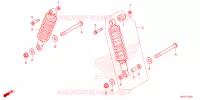 AMORTISSEUR ARRIERE pour Honda FOURTRAX 520 FOREMAN RUBICON 4X4 EPS de 2024
