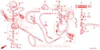 COMMODO   LEVIER   CABLE pour Honda FOURTRAX 520 FOREMAN RUBICON 4X4 EPS de 2024