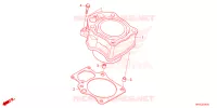 CYLINDRE pour Honda FOURTRAX 520 FOREMAN RUBICON 4X4 EPS de 2024
