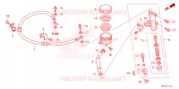 MAITRE CYLINDRE DE FREIN ARRIERE pour Honda FOURTRAX 520 FOREMAN RUBICON 4X4 EPS de 2024