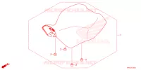 SELLE pour Honda FOURTRAX 520 FOREMAN RUBICON 4X4 EPS de 2024