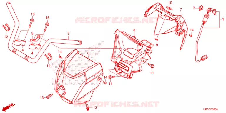 GUIDON Honda ATV 520 FOURTRAX 2024  TRX520FM6R