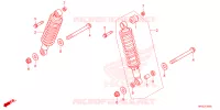 AMORTISSEUR ARRIERE pour Honda FOURTRAX 520 FOREMAN RUBICON 4X4 EPS de 2024