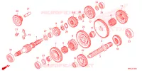 BOITE DE VITESSES pour Honda FOURTRAX 520 FOREMAN RUBICON 4X4 EPS de 2024